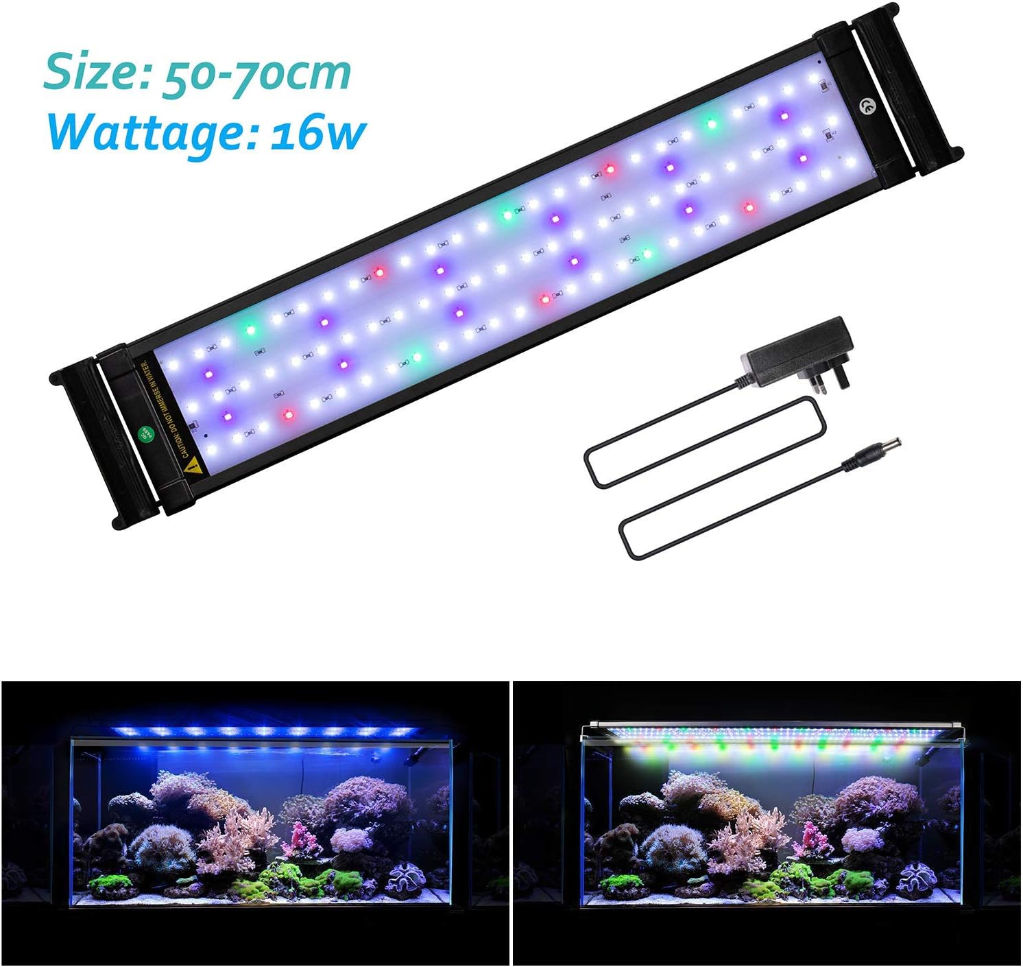JOYHILL LED Full Spectrum Aquarium Lights, Fish Tank Light with
