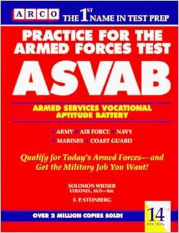 Practice For The Armed Forces Test Asvab Armed Services