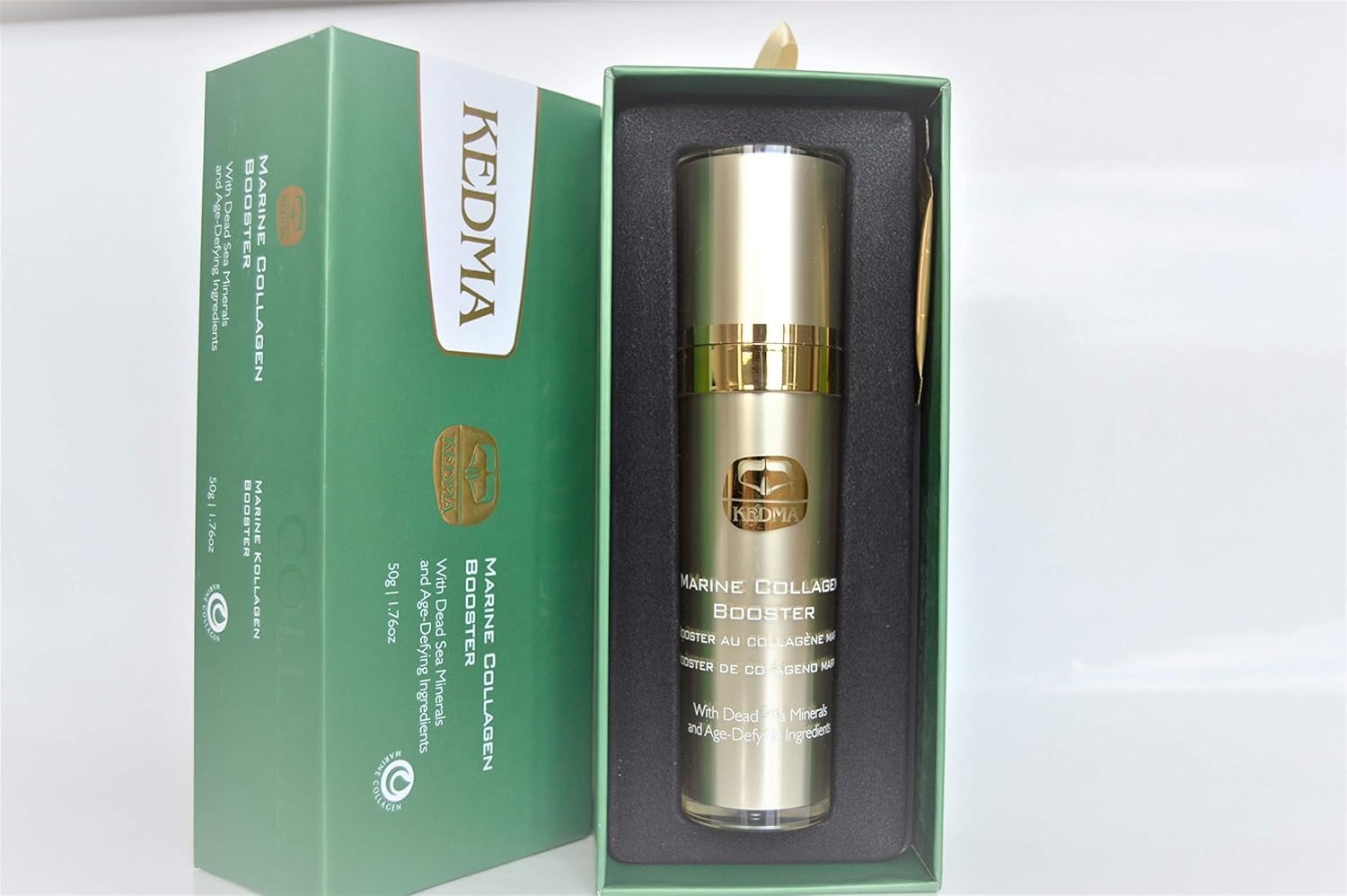 Kedma, Marine Collagen Booster, Intensive Anti-Ageing Treatment with Marine Collagen, With Dead Sea Minerals and Pearl Powder - Image 3