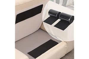 Owl Focus Couch Cushion Grip,Heavy Duty Adhesive Hook Look Tape for Cushion Pad,Furniture Velcro Strips for Keep Couch Cushions from Sliding,4.4in x 6.5ft Mattress Anti Slip Tape