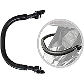 Baby Stroller Bumper Bar,Armrest, Handle, Crossbar Accessories for BBZ YoYo and Yoyo+,Black PU Leather