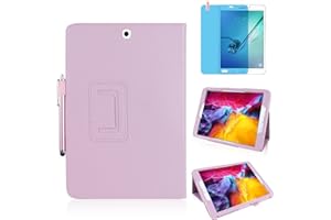 Slim Leather Case for Samsung Galaxy Tab S2 9.7 Inch 2015 (SM-T810 T813 T815 T817 T819), Multi-Angle Stand Full-Protective Ta