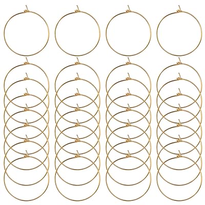 BronaGrand Gold Wine Glass Charm Rings Pack of 100 Togo Ubuy