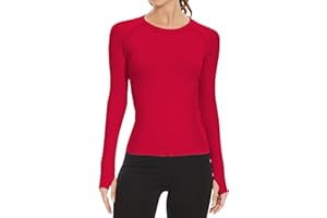 MathCat Workout Shirts for Women Long Sleeve, Workout Tops for Women, Quick Dry Gym Athletic Tops，Seamless Yoga Shirts