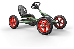 Berg Toys 24.21.54.00 Fendt Luftreifen und Freilauf Buddy Go-Kart Children's Vehicle, Single, Green, Kinderspielzeug, für Kinder im Alter von 3-8Jahren