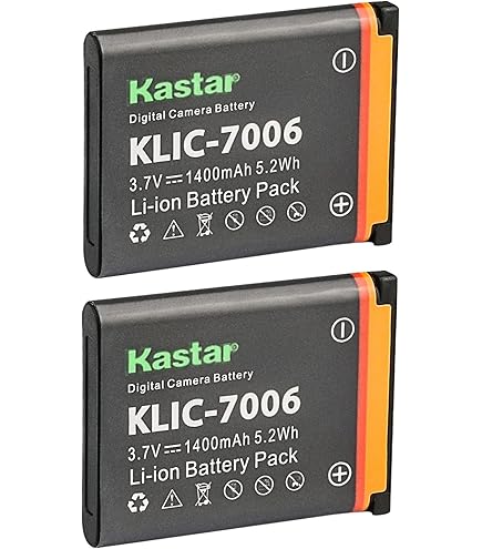 Amazon.com : Kastar Battery for Kodak KLIC-7006 and Kodak
