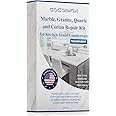 Granite Repair Kit for Countertop (Transparent), Traceless Match for Any Color & Pattern of Granite, Granite Repair Kit for Chips, Cracks & Holes on Marble, Granite and Other Stone Surfaces, 59ml