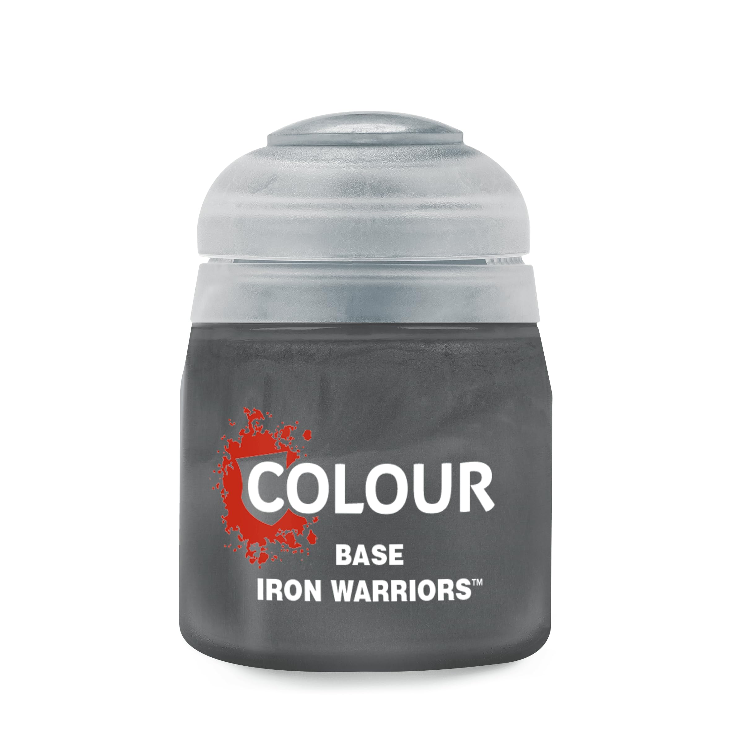 Games Workshop Citadel Iron Warrior Base Paint Pot, Black