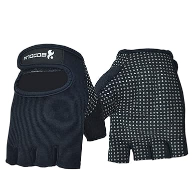 Adisaer Halbfinger Rutschfeste Herren Damen Finger Handschuhe Trimmen Heißes Heißes Handschuhe Size