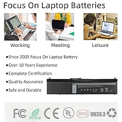 YXKC NYFJH Laptop Battery Replacement Compatible