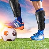 Medo Football Shin Pads Kids Youth Breathable Perforated 19x10cm view 6