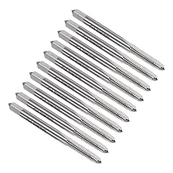uxcell 10pcs Machine Thread Taps 8-32 UNC 2B High