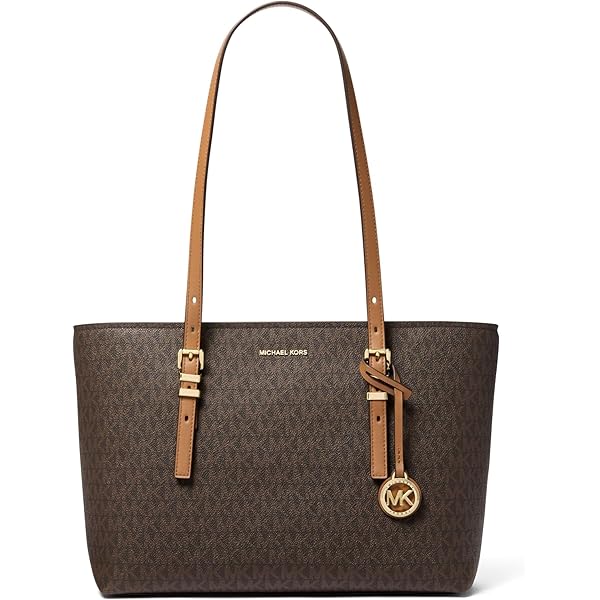 Amazon.com: Michael Kors Voyager Medium Multi-Function Tote, Gold