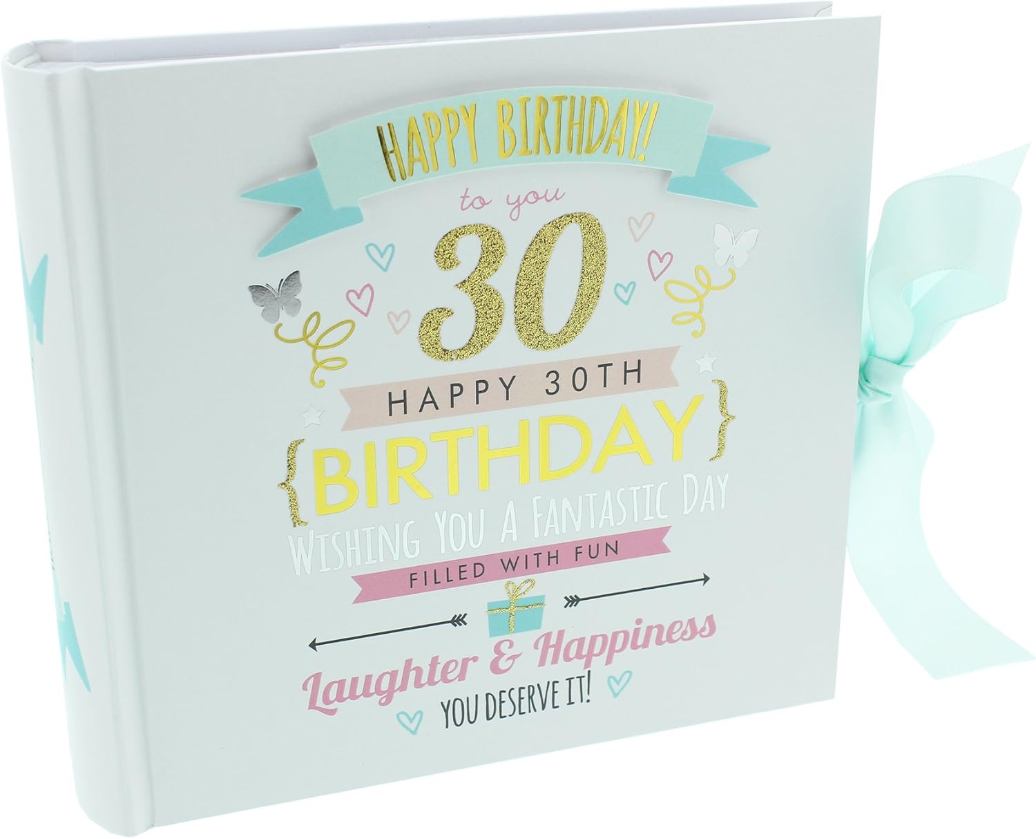 Amazon.de: 15, 2 x 10, 2 cm Happy Fotoalbum zum 30. Geburtstag, für 80 Fotos