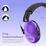 Dr.meter Ear Defenders Children Noise Cancelling Headphones 27.4 dB Purple view 4