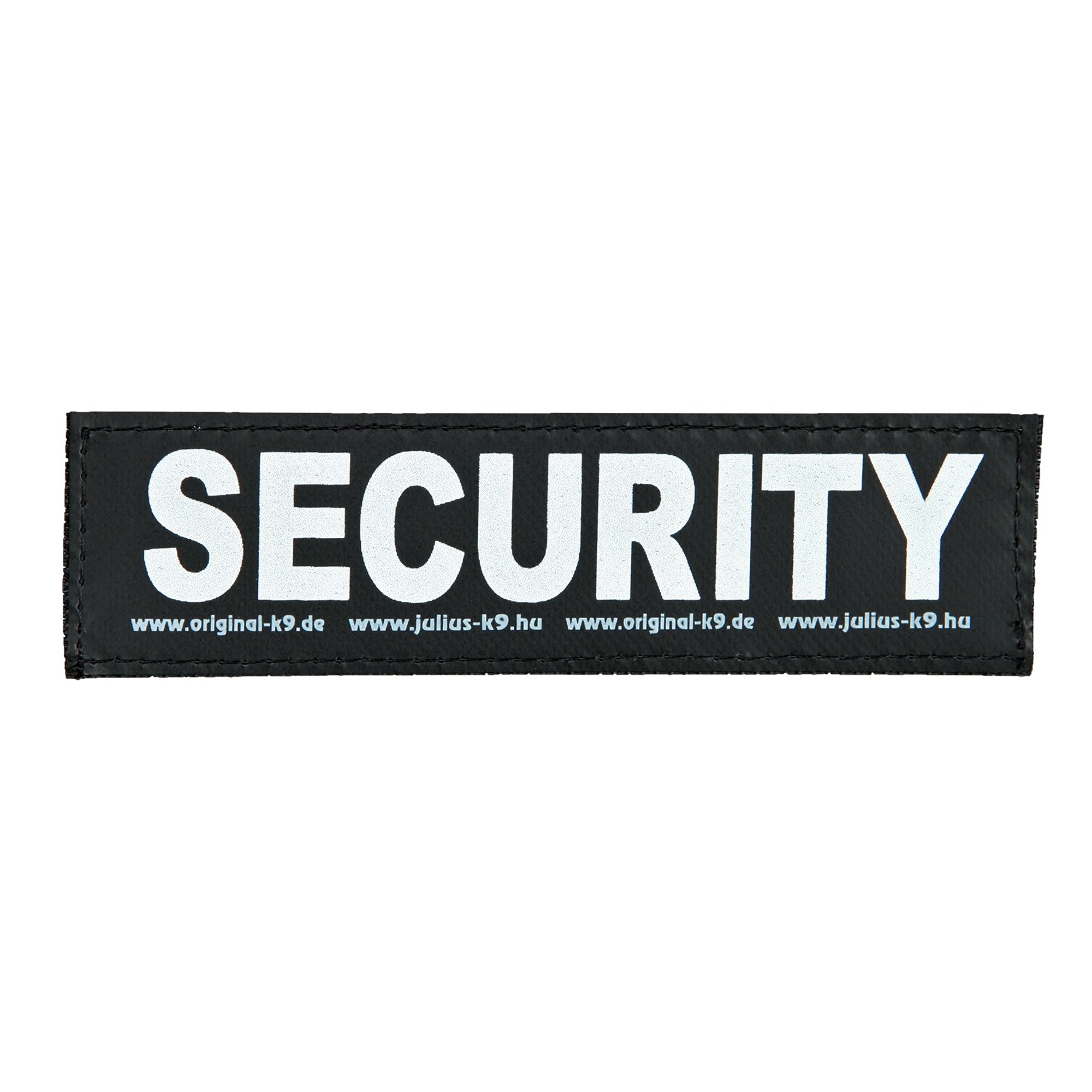 Julius-K9 Interchangeable Hook & Loop Patches, 1 pair, SECURITY, Size: Large, Black — image 1