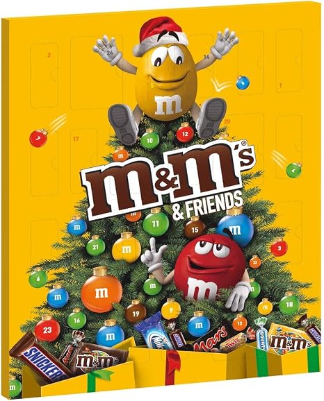 M M s Friends Christmas Advent Calendar Christmas 381g Amazon co uk 