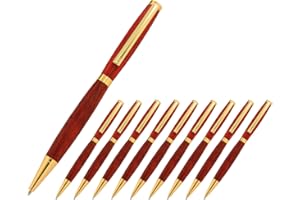 Legacy Woodturning, Slimline Pen Kit - Gold, 10 Pack