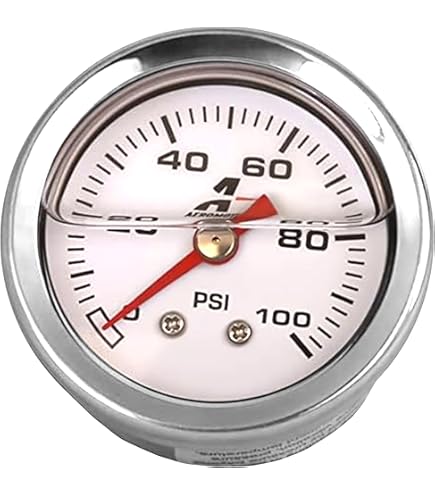 Marshall Fuel Pressure Gauge MNB00100; 0-100 Psi 1-1/2 In. Liquid - View #6