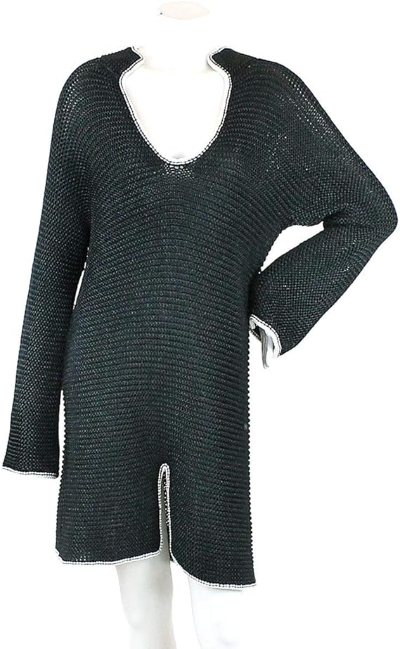 Amazon シャネル Chanel ワンピース ニット 長袖 ココ Cc ブラック サイズ 38 08p レディース 中古 ワンピース チュニック 通販