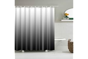 Decor Bath Shower Curtain with Modern Concise Design, Fantastic Bath Decorations Bathroom Accessories, Waterproof Polyester F