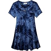 LARACE Plus Size Tops for Womens T Shirts Button Down Summer Clothes Short Sleeve Tunics Casual V Neck Blouses