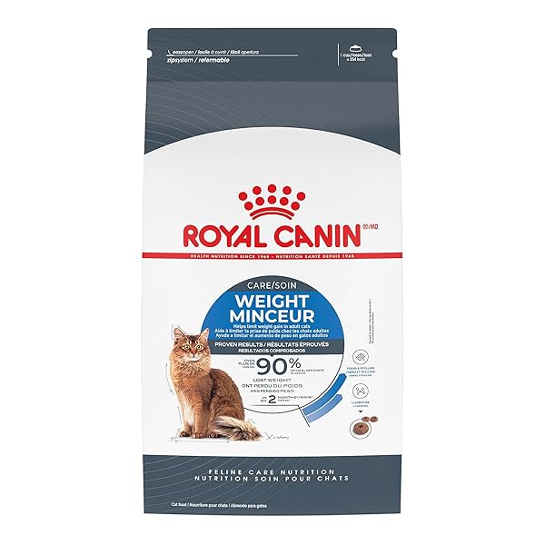 ROYAL CANIN FELINE CARE NUTRITION WEIGHT CARE ADULT DRY CAT FOOD, 3 LB BAG