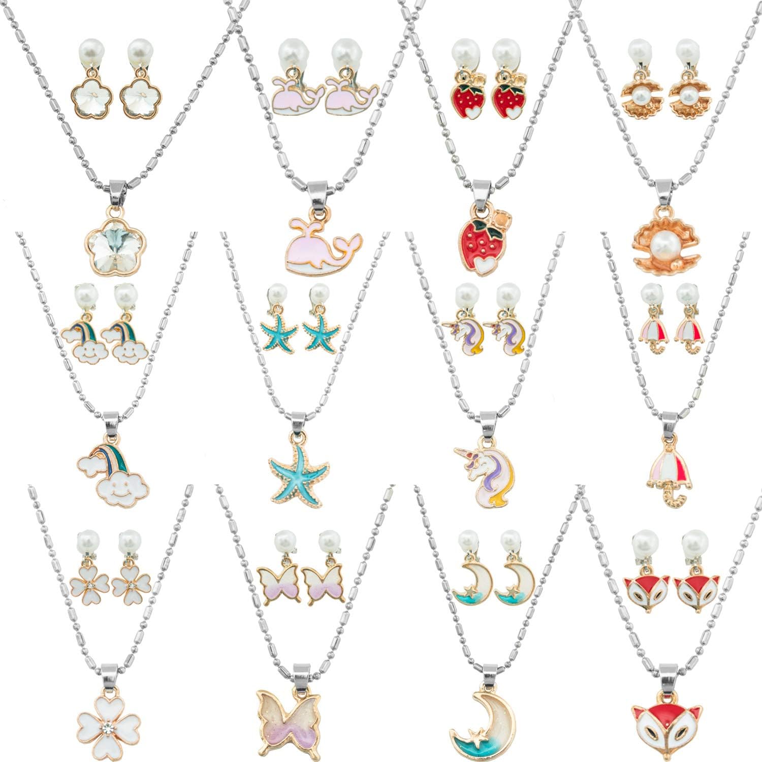 little girl play jewelry sets