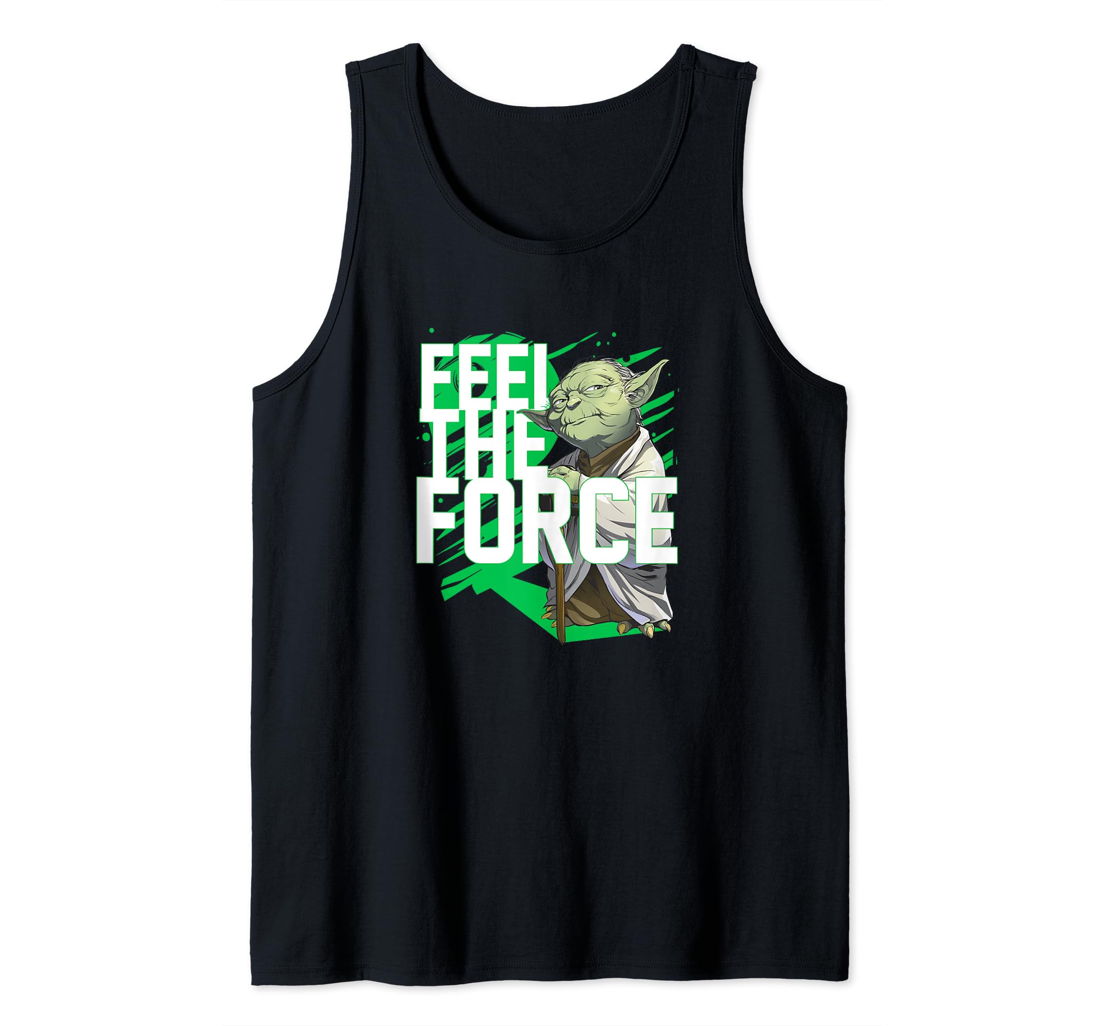 Star Wars Feel The Force Yoda Tank Top