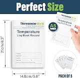 Thermometer World Temperature Log Book Pack of 5 Six Month Records view 2