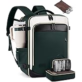 LOVEVOOK Travel Backpack for Women, 40L Carry On Backpack with 3 Packing Cubes,TSA Personal Item Travel Bag Airline Approved, Water Resistant Weekender Overnight Luggage Daypack, Fits 17 Inch Laptop