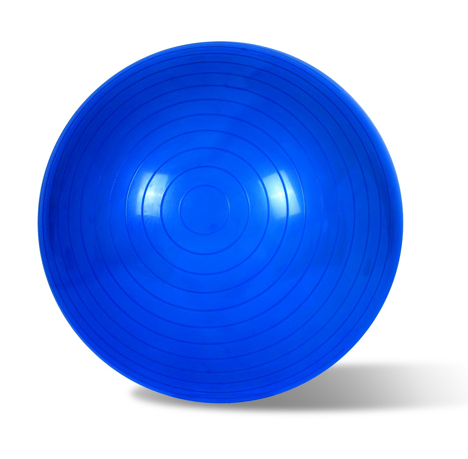 EmpireAthletics – Anti-Burst Elastic Exercise Ball 29,5 inch Ø with Foot Pump - Swiss Ball Gym Fitness Yoga Pilates Rehabilitation Birthing Body Balance Sitting Ball Office Chair in BLUE