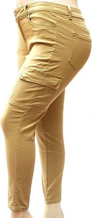 black khaki pants womens plus size