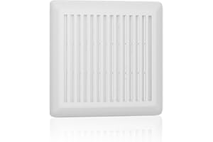 MAYITOP C350GN Bathroom Vent Cover With Springs Replacement Bathroom Ceiling Fan Grille Cover For Broan-NuTone C350GN Grille for NuTone 695 and 696N Ventilation Fan (White) 8.75" x 9.125"