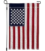 Patriotic American Flag Garden Flag 12x18 Inch DoubleSided Outdoor Yard Flag Stars And Stripes