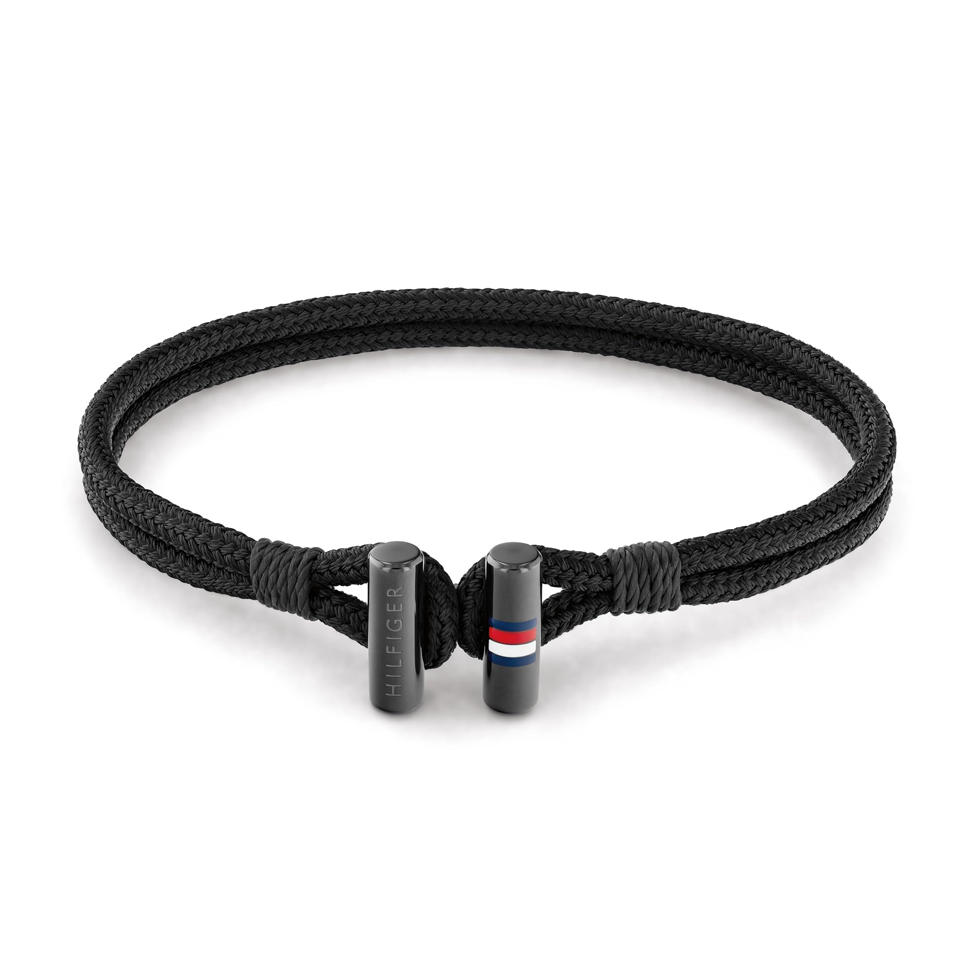 Tommy Hilfiger Jewelry Men's Nylon Bracelet Black - 2790336