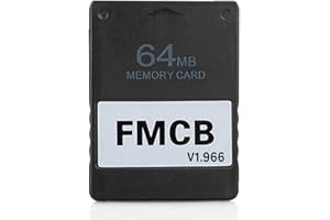 RGEEK 2023 Upgraded Free McBoot FMCB 1.966 PS2 Memory Card 64MB for PlayStation 2 PS2,Just Plug and Play, Help You to Start Games on Your Hard Disk or USB Disk