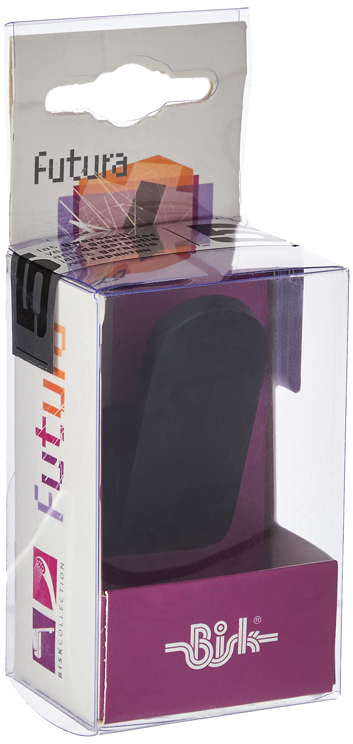 Bisk 02965 Futura Single Robe Hook, 2.5 x 4 x 6 cm, Black Satin