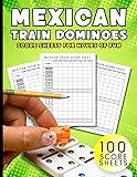 Mexican Train Dominoes Score Sheets: Mexican Train
