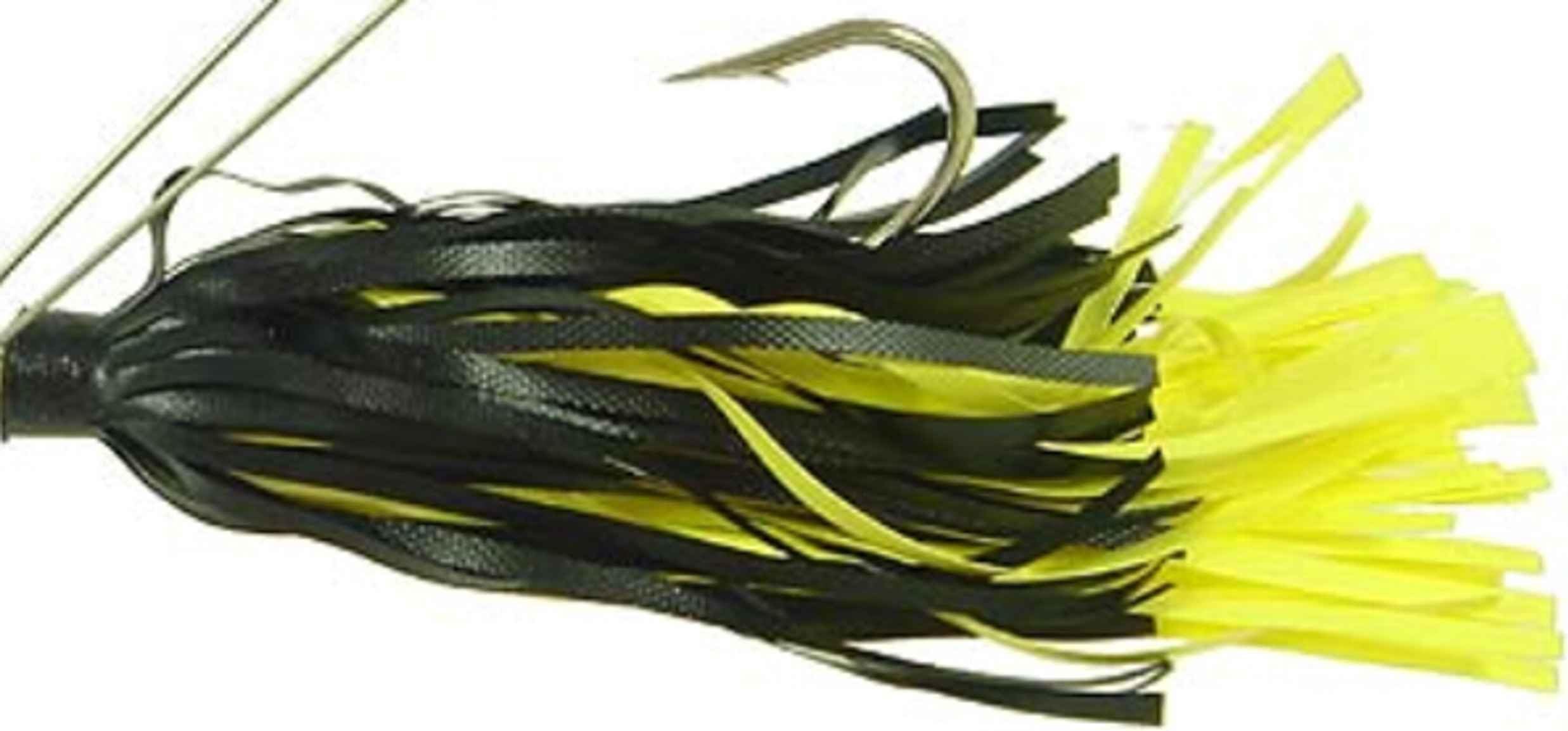 Hildebrandt 3.5SSN-BLYL Snagless Sally 1/4oz Nickel/Black/Yellow Fishing Lure