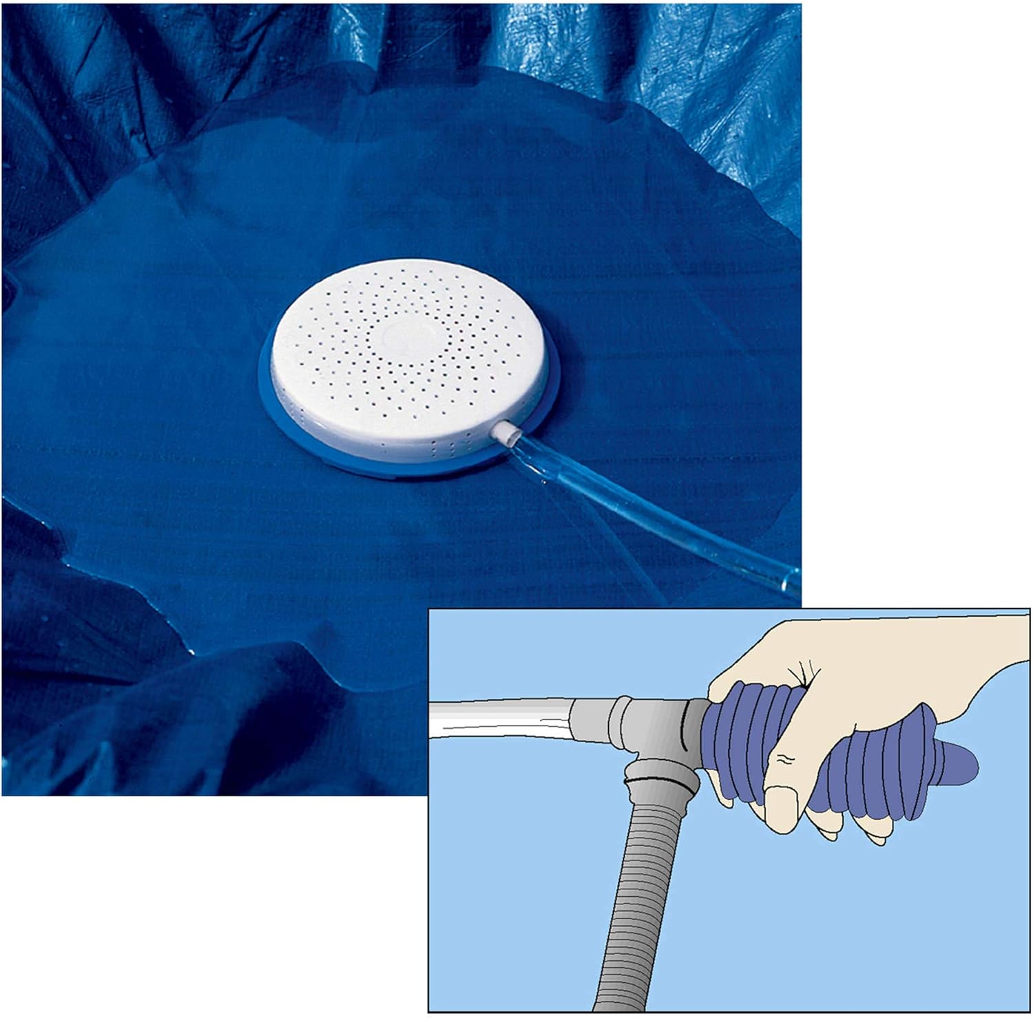 Blue Wave Drain for Winter Pool Cover : Swimming Pool Covers : Garden & Outdoor