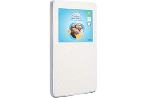 Graco Ultra Matelas double face 2 en 1 de qualité supérieure pour berceau et tout-petit – Certifié GREENGUARD Gold, noyau en 