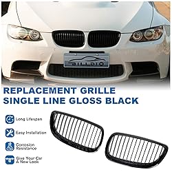 BILLDIO E92 Grille - Black Kidney Single slats