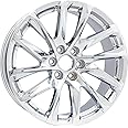 Factory Wheel Replacement New 22 Inch 22" 22x9" Premium Chrome Aluminum Alloy Wheel Rim for 2021 2022 2023 2024 Cadillac Escalade | ALY04875U85N | Direct Fit - OEM Stock Specs