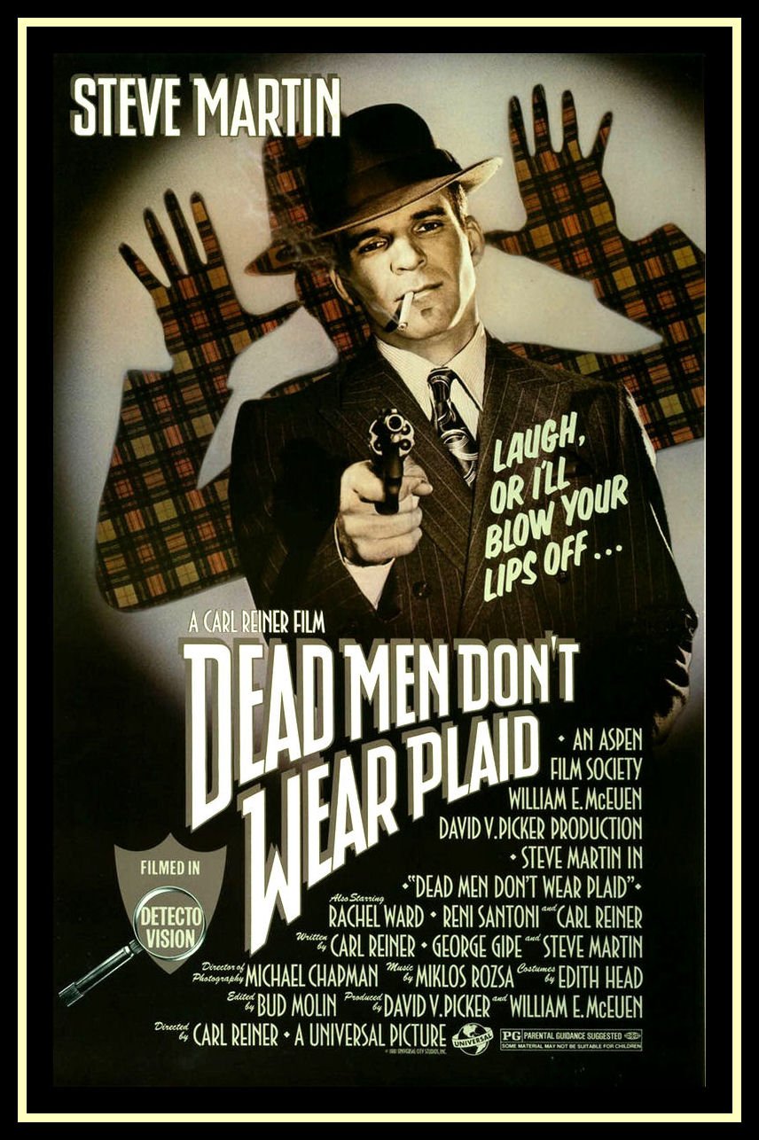 Dead Men Don’t Wear Plaid Fridge Magnet 2.5x3.5 Movie Poster Steve Martin