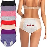ZJHTK Incontinence Underwear for Women, Mesh Panties for Women Over 60, Plus Size Incontinence Briefs Washable