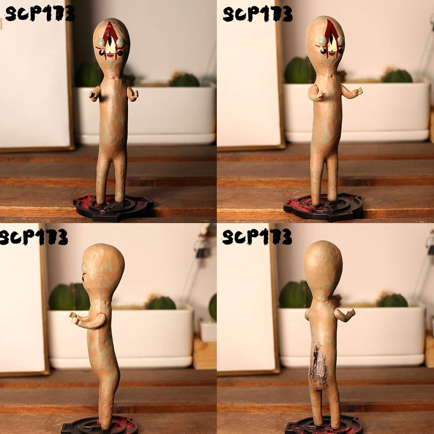 Amazon Co Jp Xiaoxiaofei Scp 173 Figure Scp173 Peanuts Are The Same Model Handmade Toys With Scpfoundation Model Anniversary Gift Birthday Gift 140mm 5 51 Inch Home Kitchen