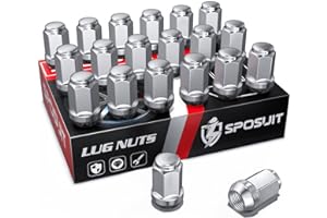 Sposuit M12x1.5 Lug Nuts - Replacement for 2010-2019 Chevrolet Cruze, 2005-2009/2018-2024 Equinox, 1997-2012/2016-2024 Malibu