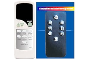 Replacement Remote Control for Dimplex XHD28L-INT DF26L-PRO DF26DWC-PRO DF28L-PRO DF28DWC-PRO XHD23L-EU XHD26L-EU Electric Fi