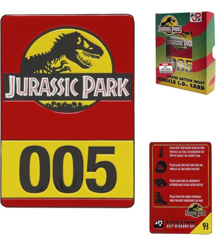 Amazon.com: Fanattik Jurassic Park Gate Silver Limited Edition